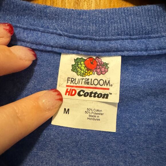 EUC Cocoa Beach Florida Space Coast Graphic T‎ Blue M Rocket Shuttle Science - Picture 4 of 7